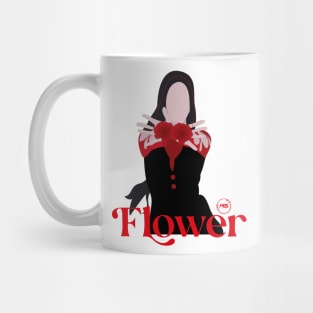 jisoo flower silhouette design Mug